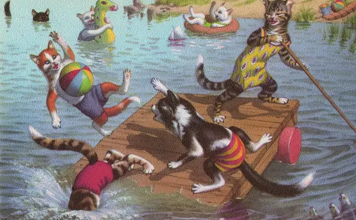 Mainzer Cats Postcards