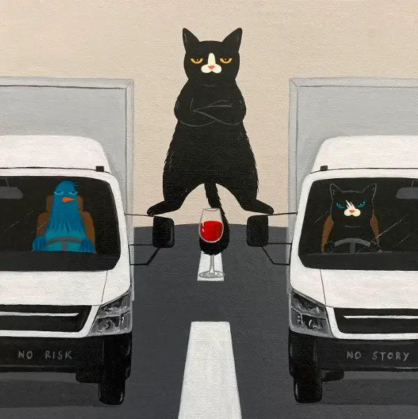 3 Of The Most Awesome Cat Artists on Instagram This Week.